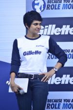 Mandira Bedi at Gillette promotional event in Andheri Sports Complex on 17th June 2014
